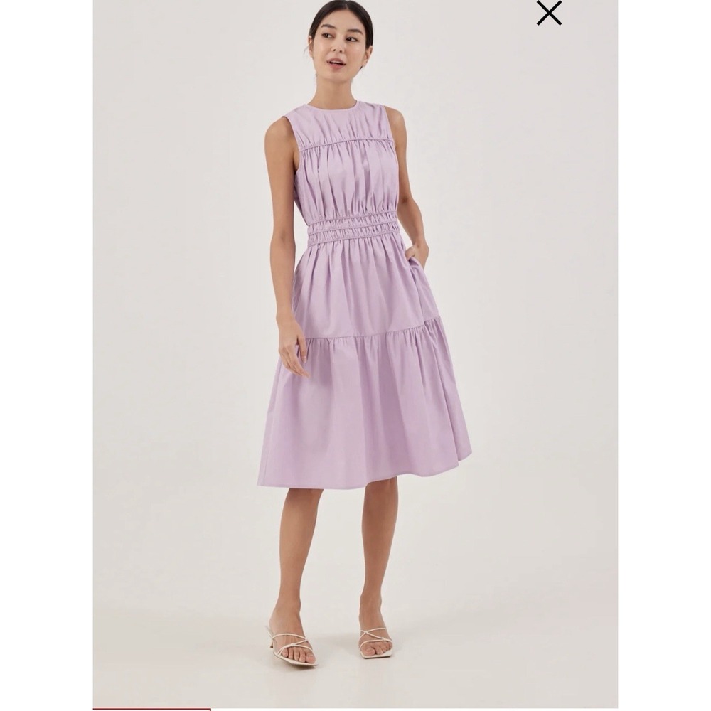 Love Bonito Purple‎ Sleeveless A-Line Dress Size 4